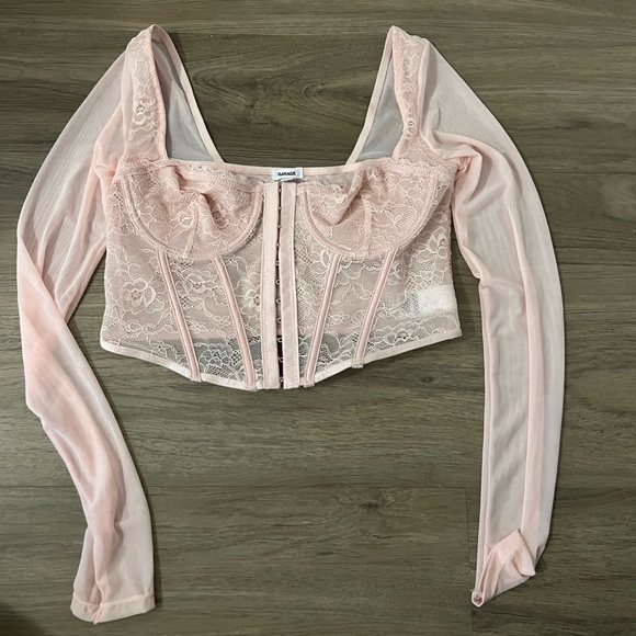 Garage long sleeve corset top - Picture 2 of 4